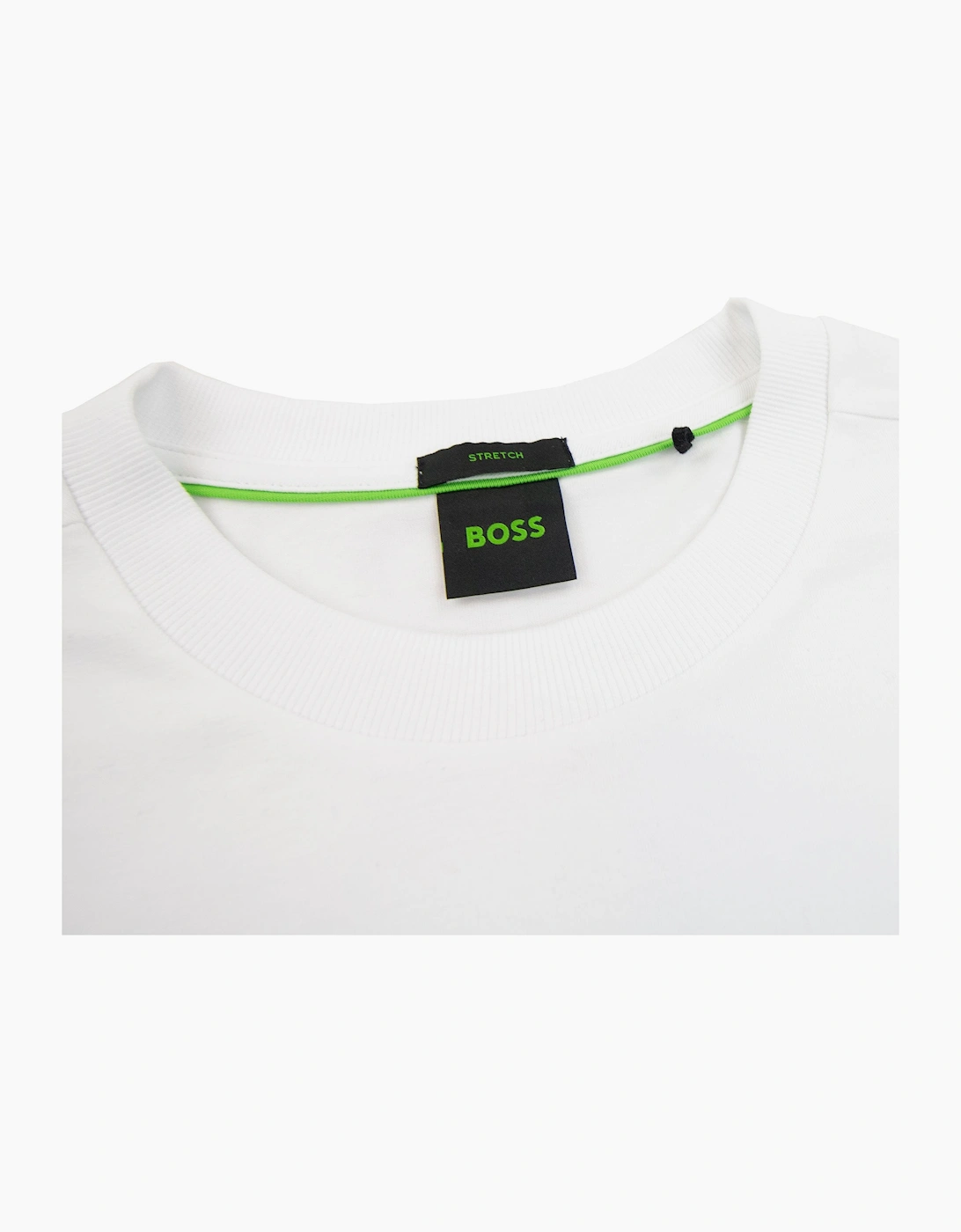 Hugo Boss Contrast Printed Logo Tee White 102