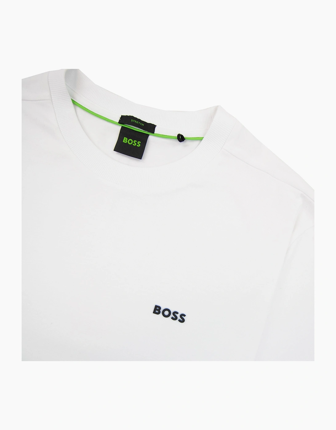 Hugo Boss Contrast Printed Logo Tee White 102