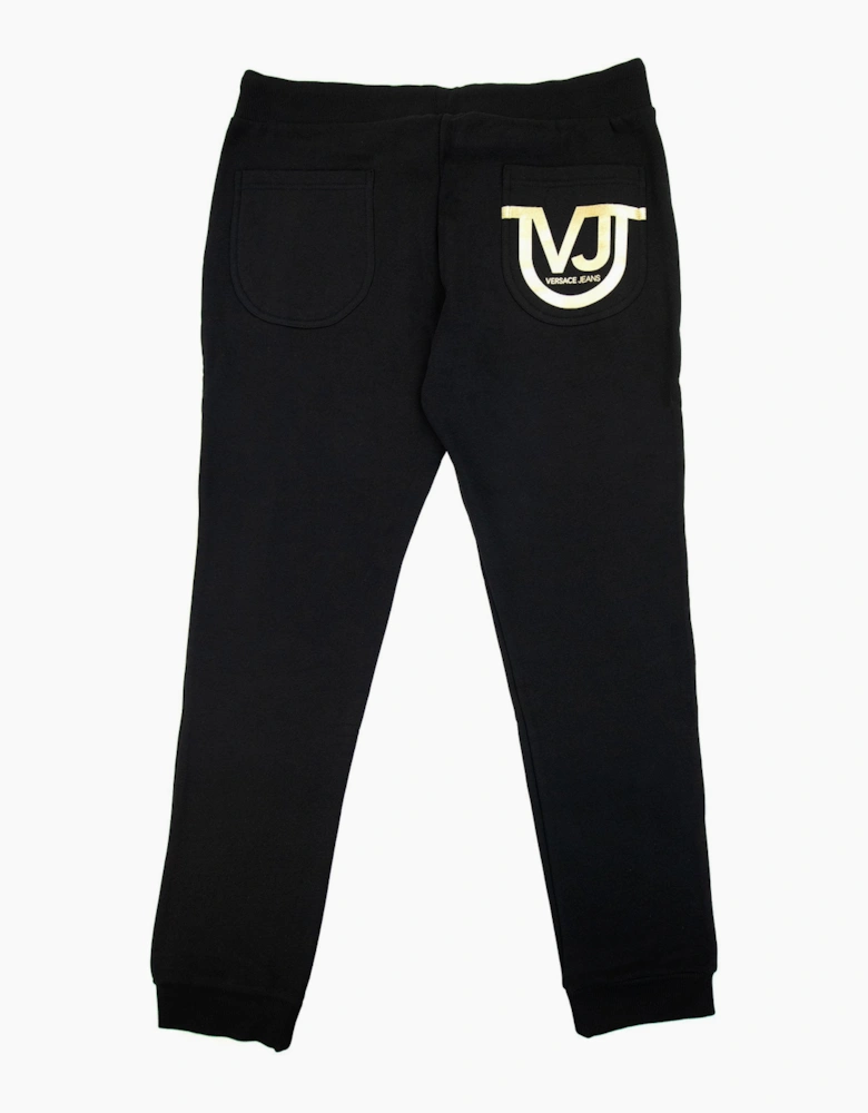 Versace Jeans Vj Back Pocket Logo Bottoms Black