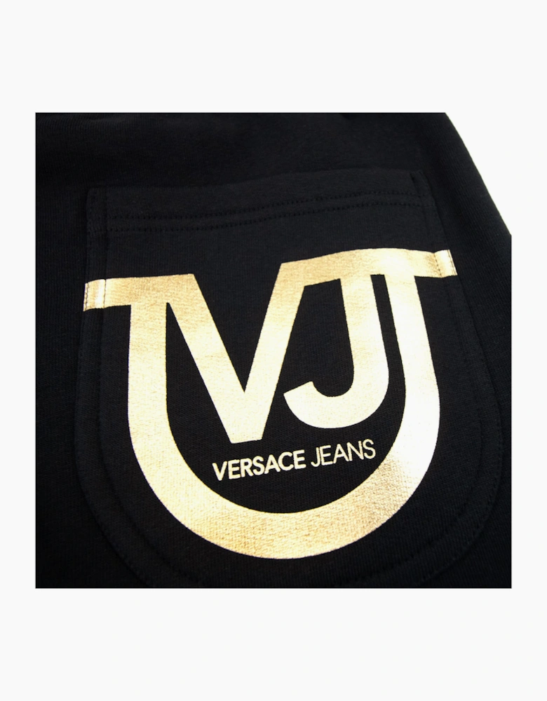 Versace Jeans Vj Back Pocket Logo Bottoms Black