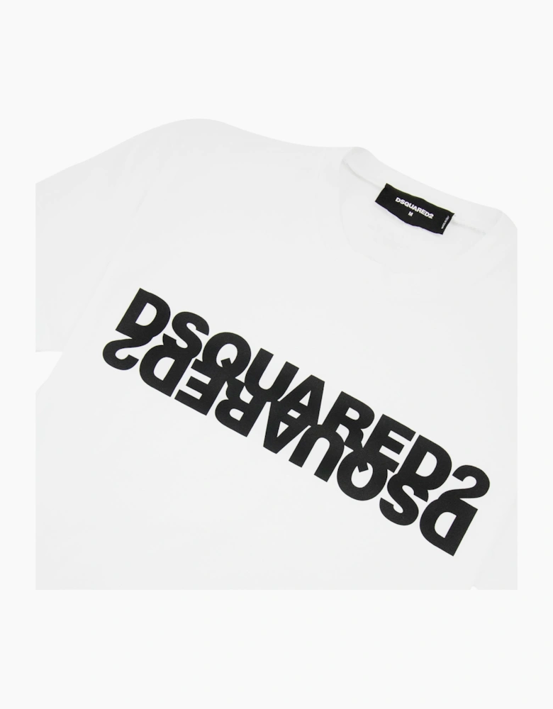 Dsquared2 Mirror Logo Tshirt White