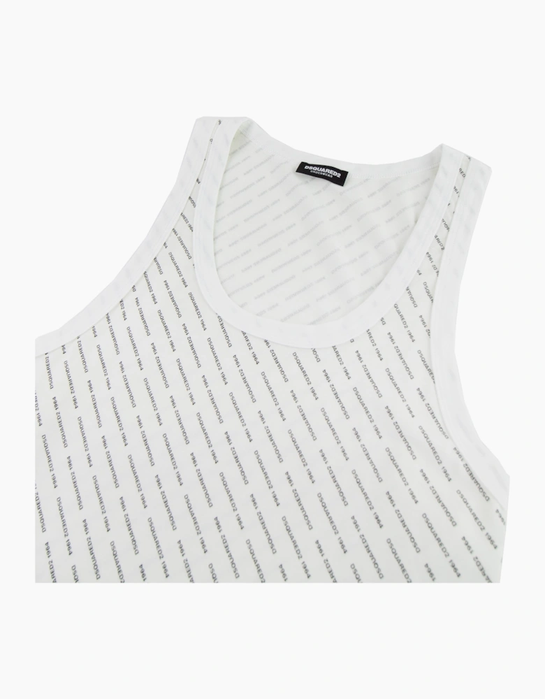 Dsquared2 Mini Logo Tank Top White