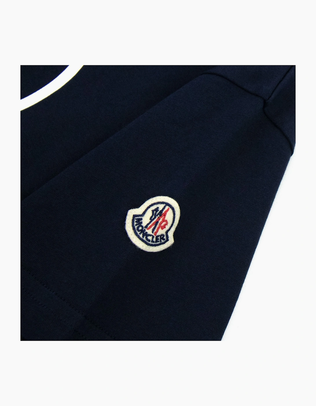 Moncler Junior Logo T Shirt Night Blue 778