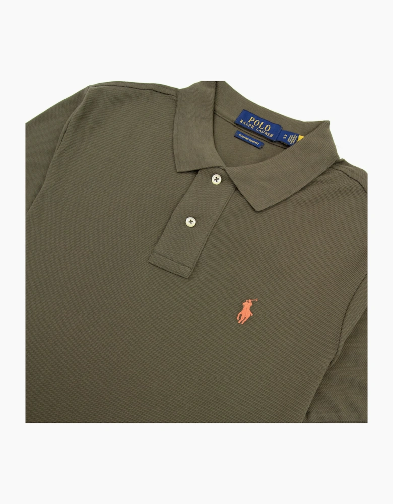 Polo Ralph Lauren Custom Slim Fit Polo Green