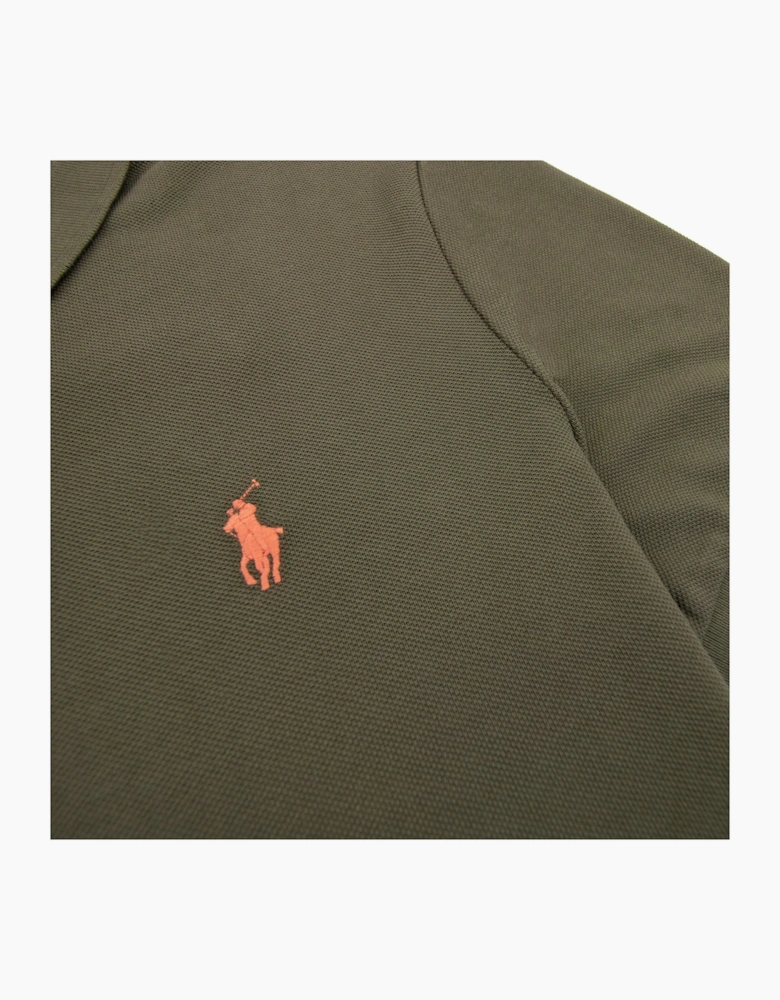 Polo Ralph Lauren Custom Slim Fit Polo Green