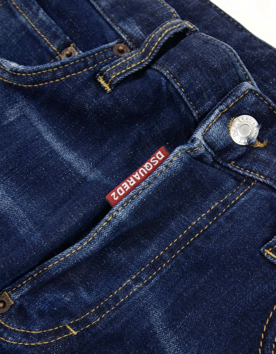 Dsquared2 Front Patch Skater Jean Denim 470