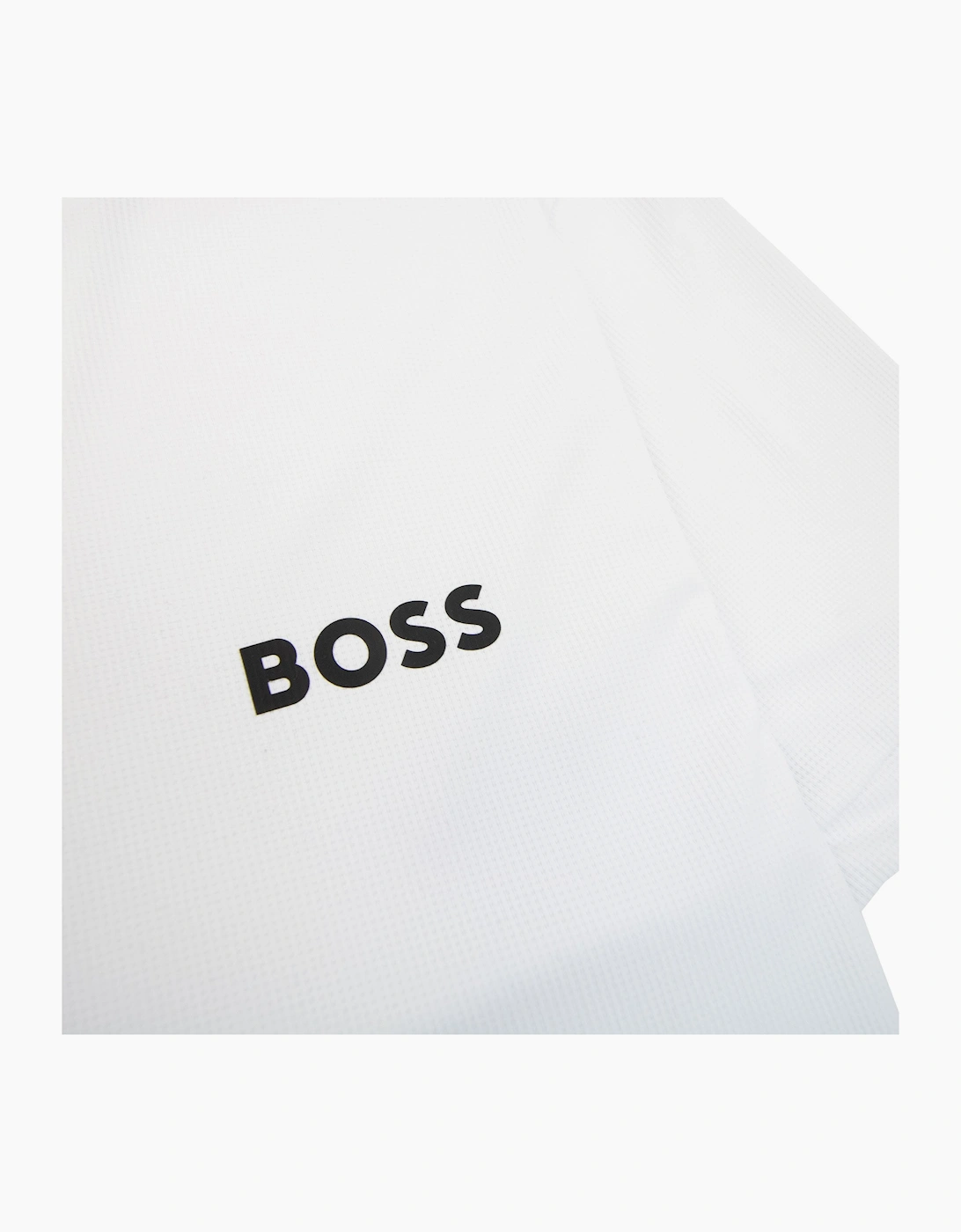 Hugo Boss Boss X Matteo Berrettini Waffle-fabric T-shirt With Signature-stripe Artwork White 100