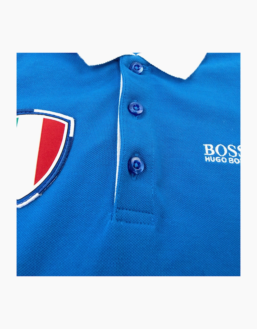 Hugo Boss Kids Italia Sport S/s Polo Blue