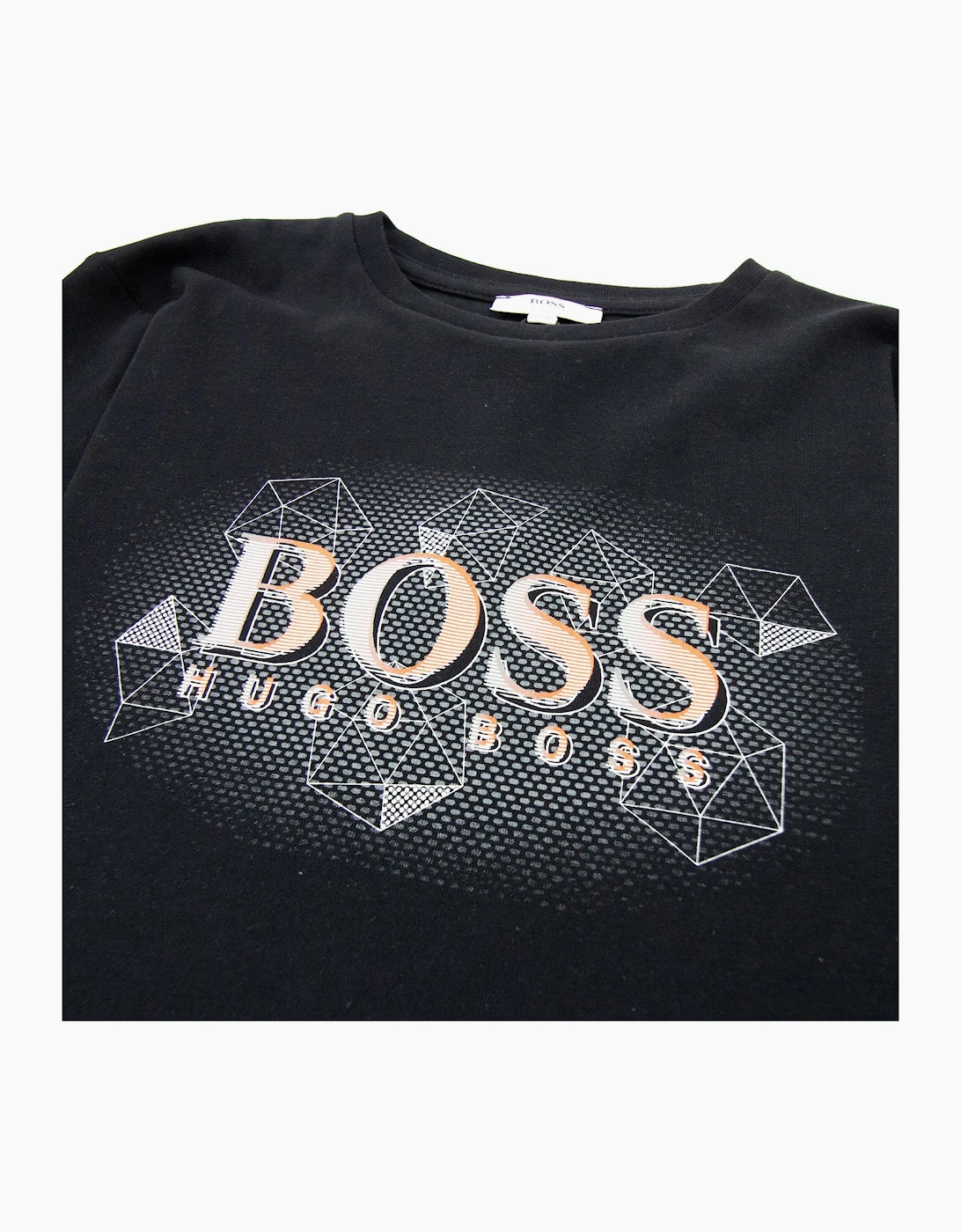 Hugo Boss Kids Logo L/s T Shirt Black