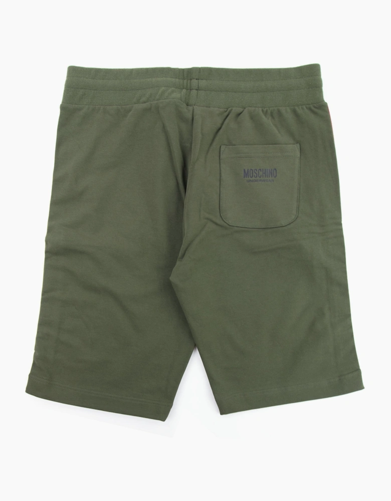 Moschino Underwear Logo Tape Shorts Khaki 0430