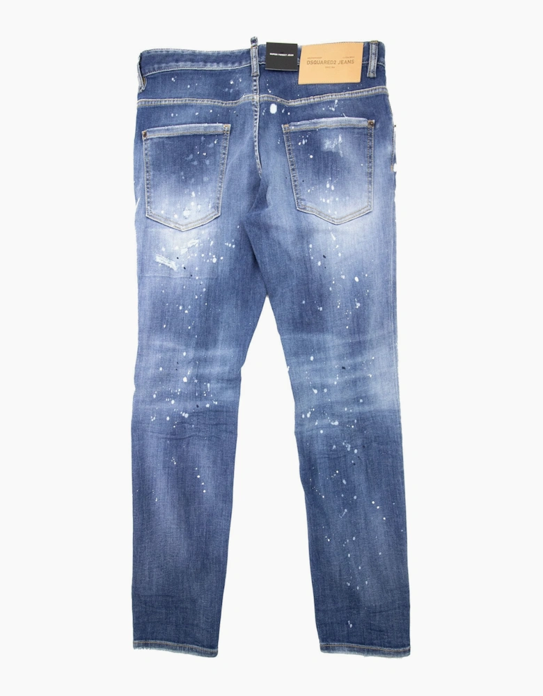 Dsquared2 Super Twinky Peekaboo Wash Jean Denim