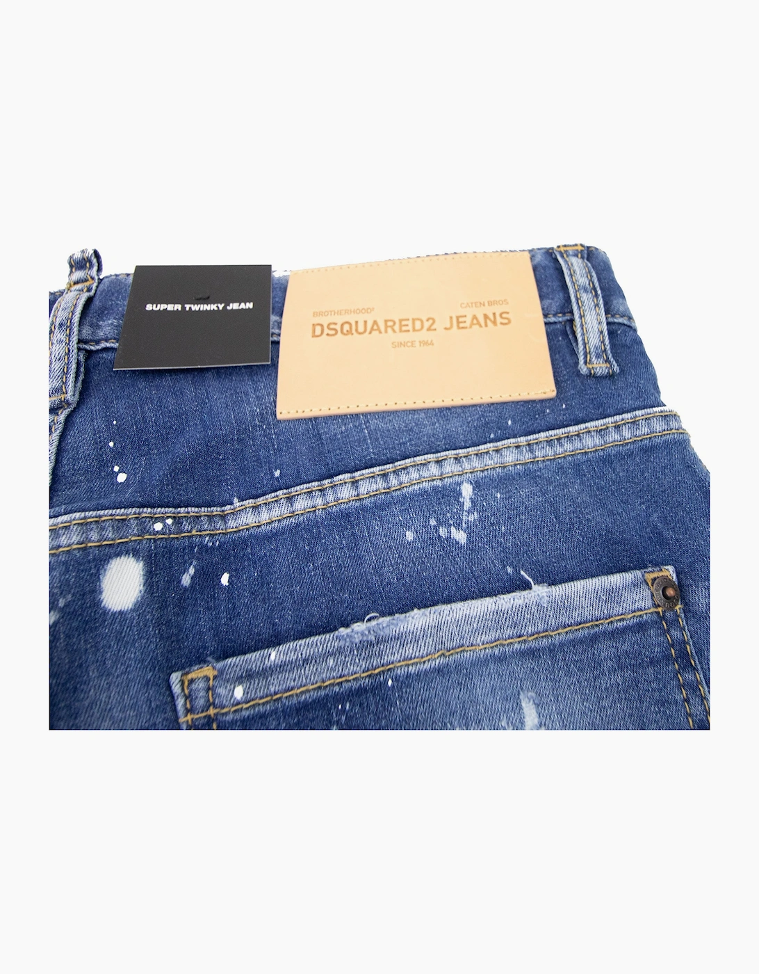 Dsquared2 Super Twinky Peekaboo Wash Jean Denim