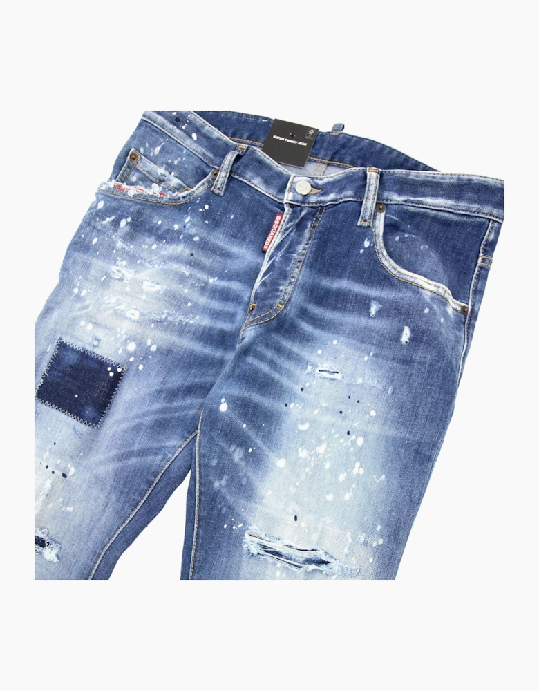 Dsquared2 Super Twinky Peekaboo Wash Jean Denim