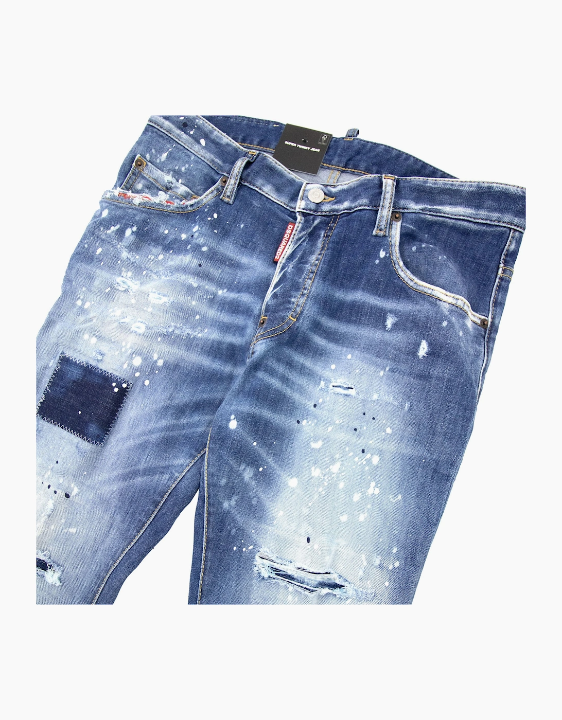 Dsquared2 Super Twinky Peekaboo Wash Jean Denim