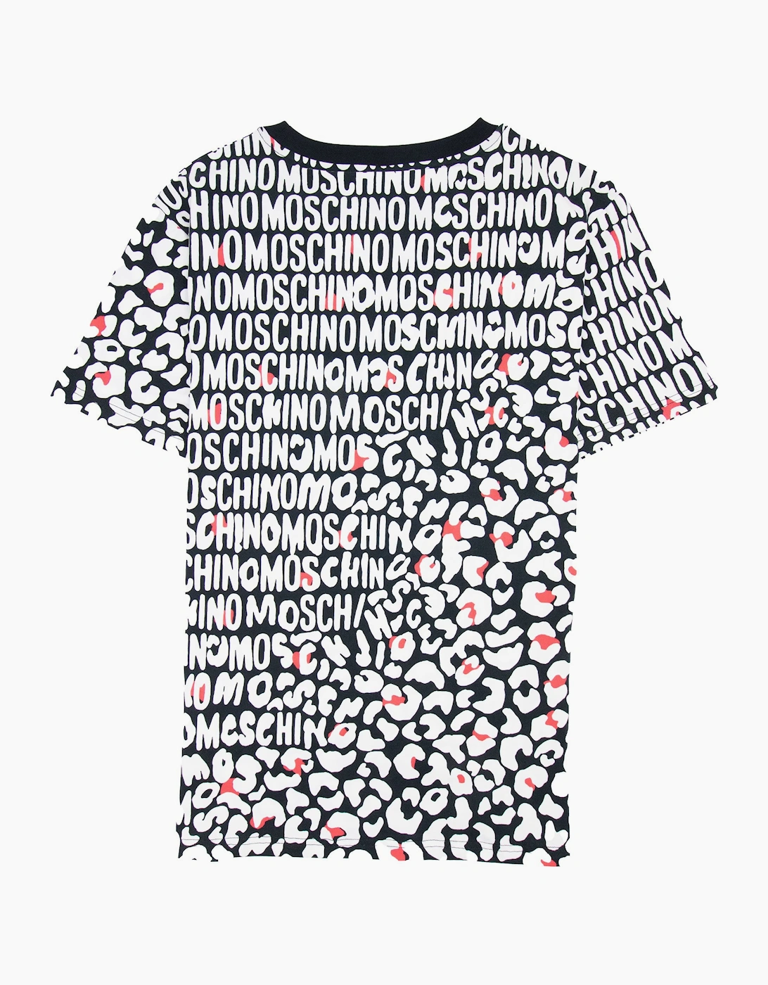 Moschino Underwear Leopard Print T Shirt White/black 5118