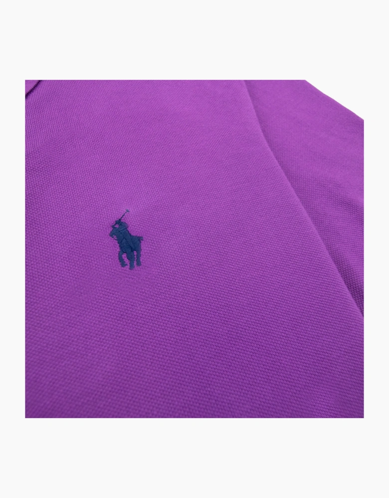 Polo Ralph Lauren Custom Slim Fit Polo Purple