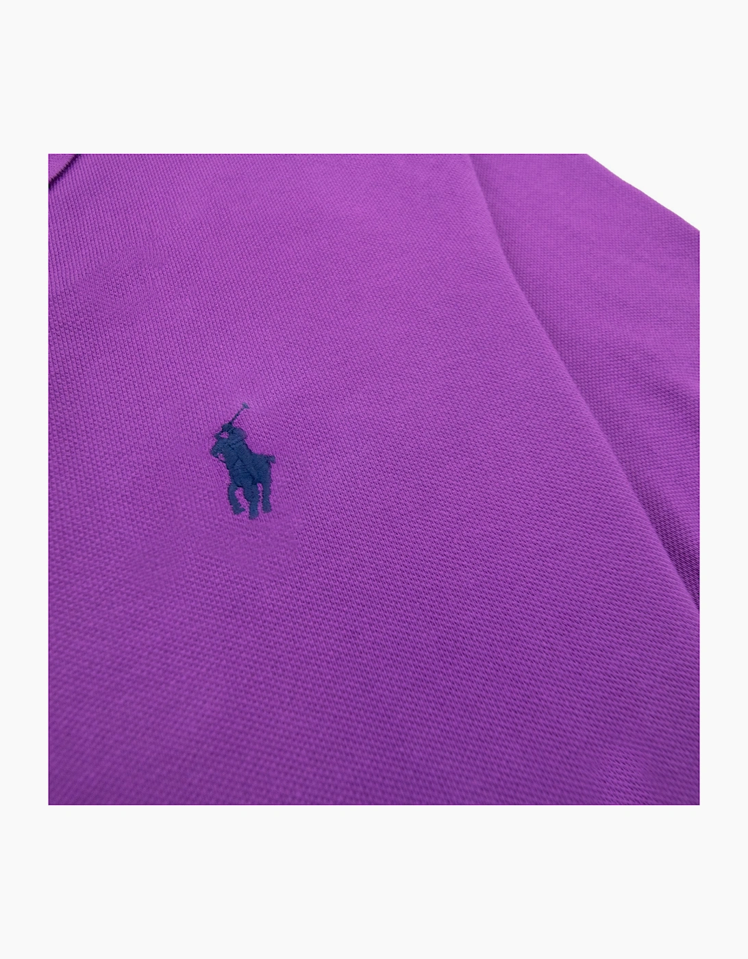 Polo Ralph Lauren Custom Slim Fit Polo Purple