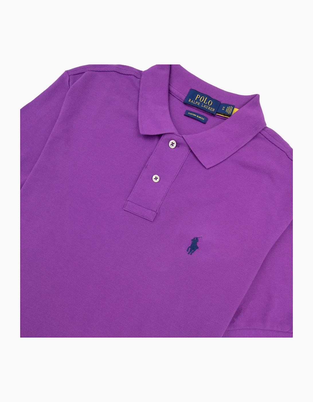 Polo Ralph Lauren Custom Slim Fit Polo Purple