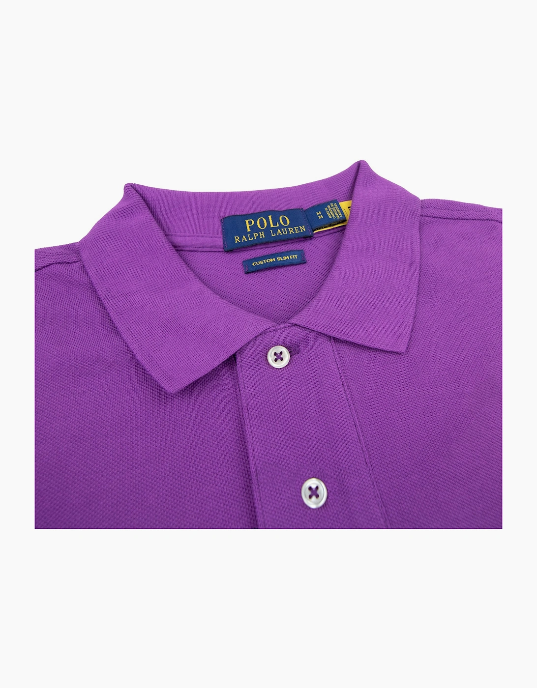Polo Ralph Lauren Custom Slim Fit Polo Purple