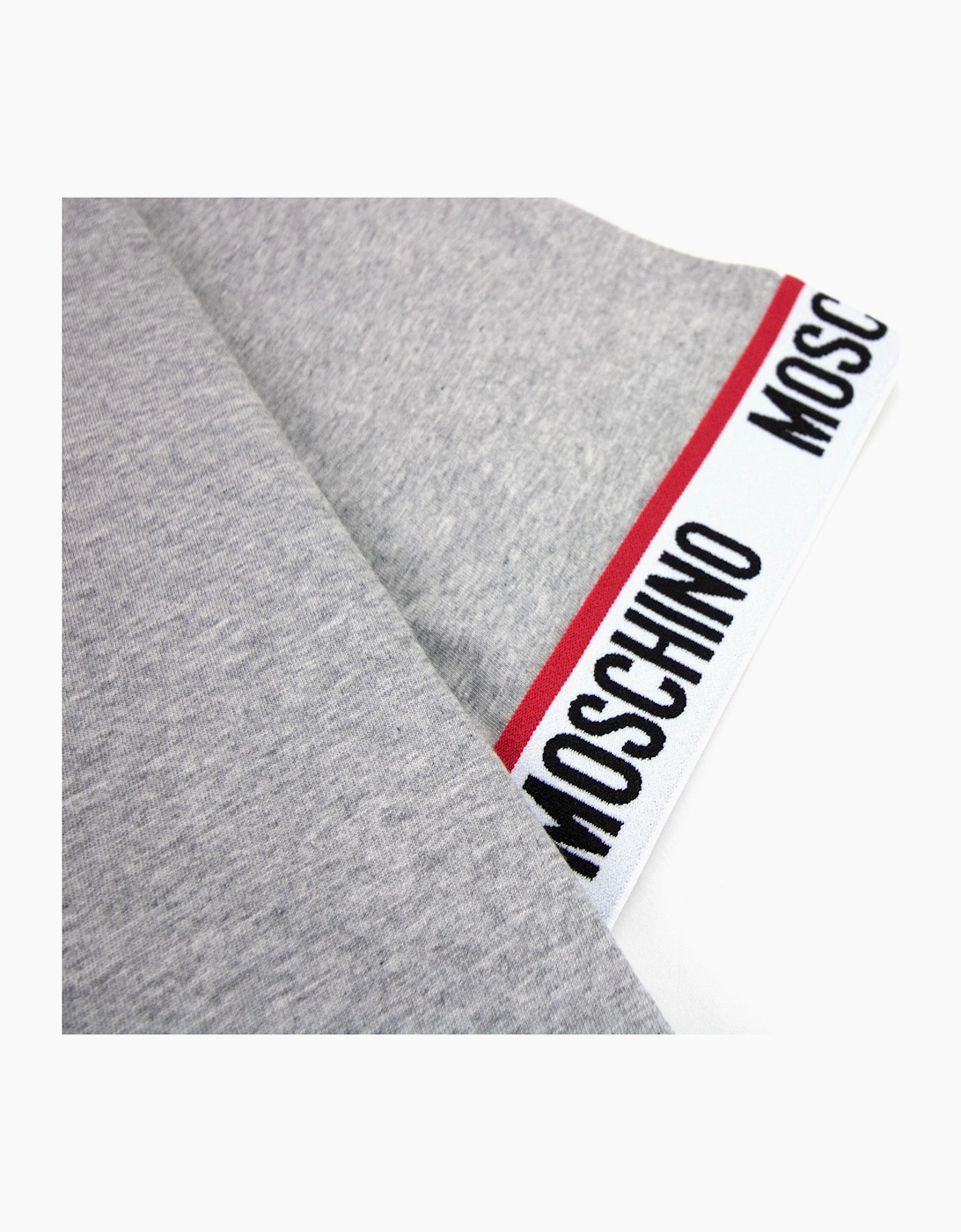 Moschino Underwear Tape Cuff Sleeve T Shirt Grey 0489