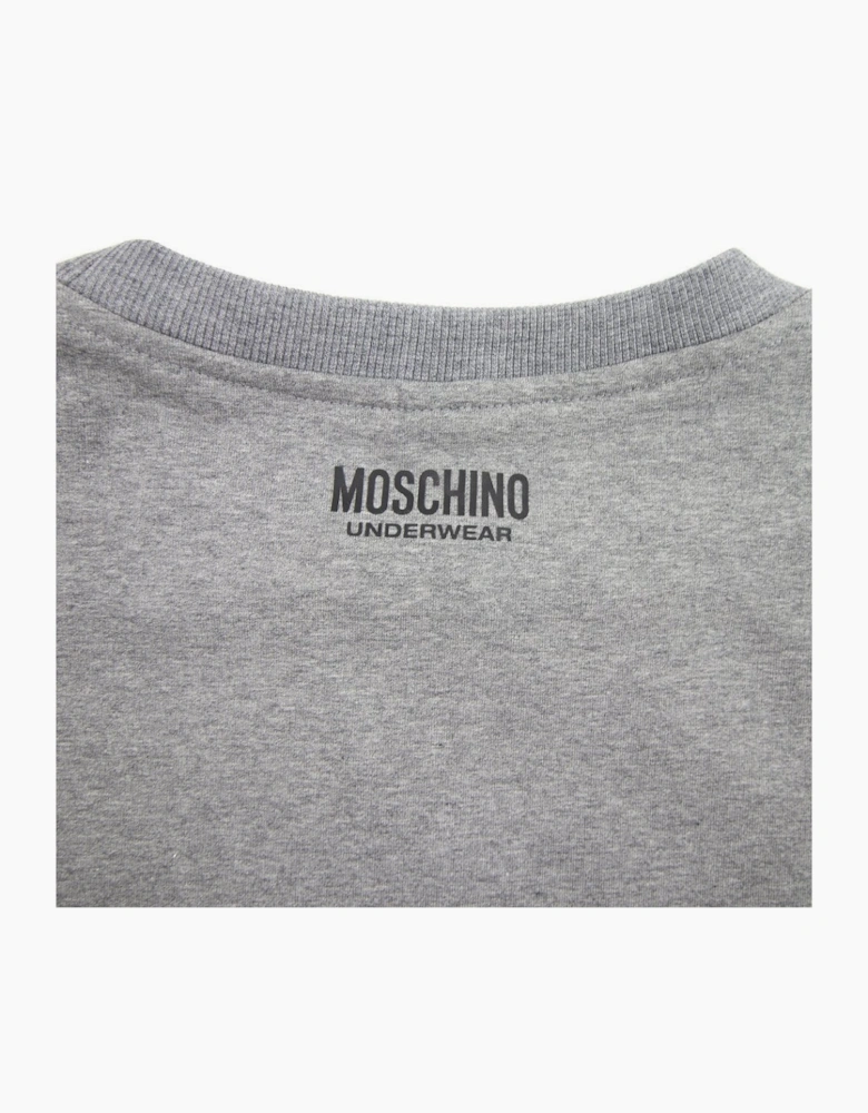 Moschino Underwear Tape Logo T-shirt Grey 0489