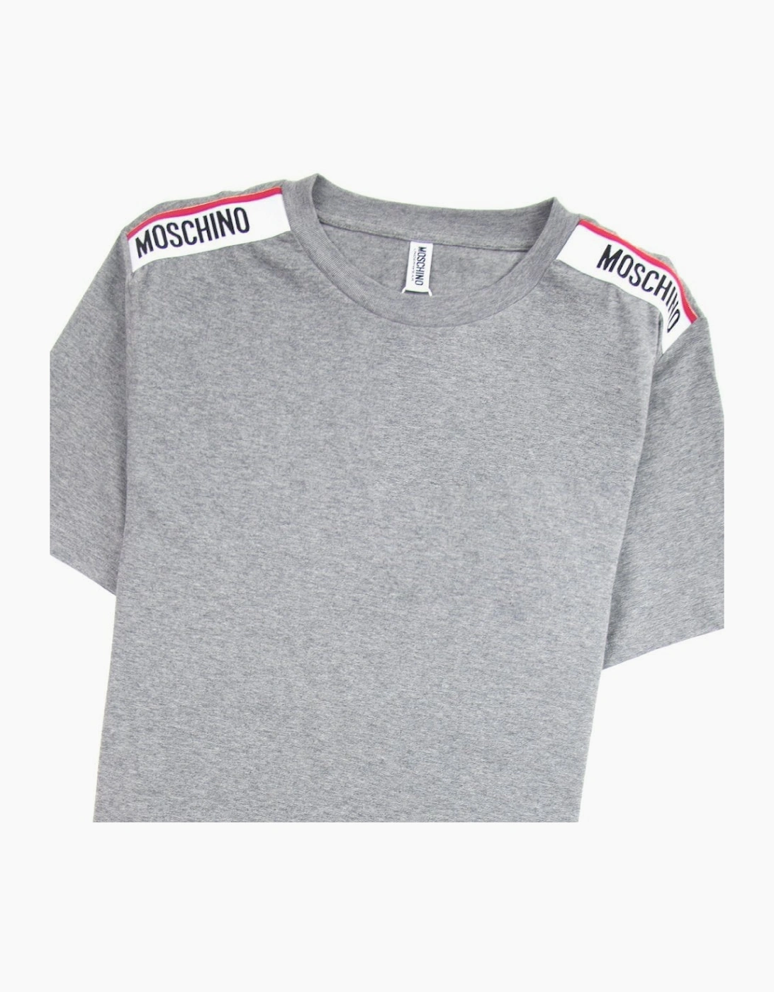 Moschino Underwear Tape Logo T-shirt Grey 0489