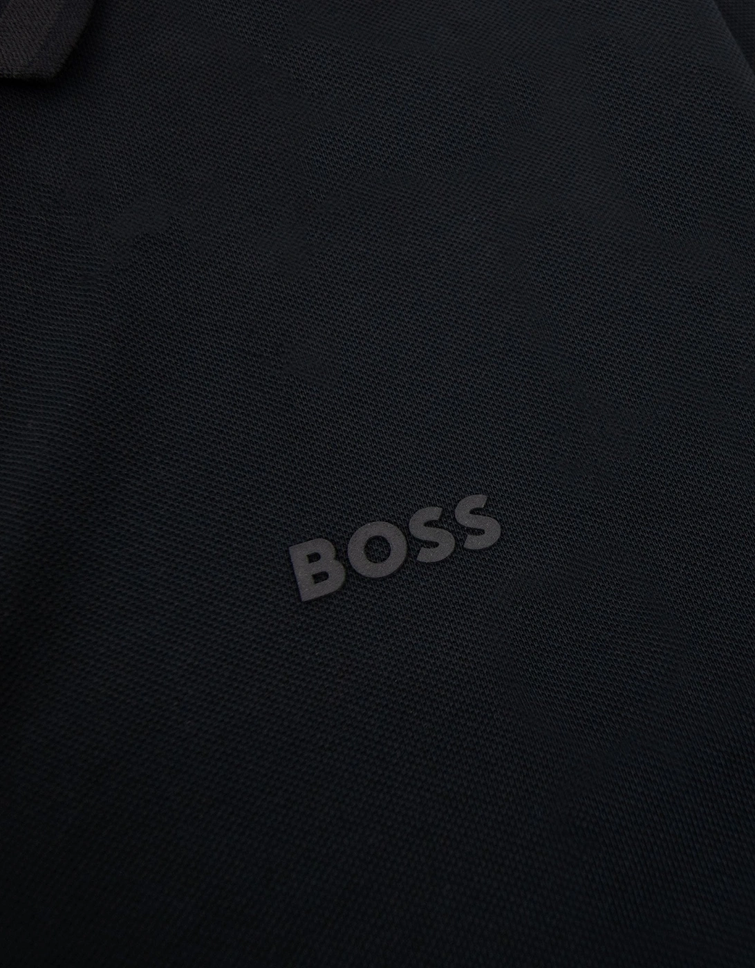 Hugo Boss Pio 1 Stretch Regular Fit Polo Black 001