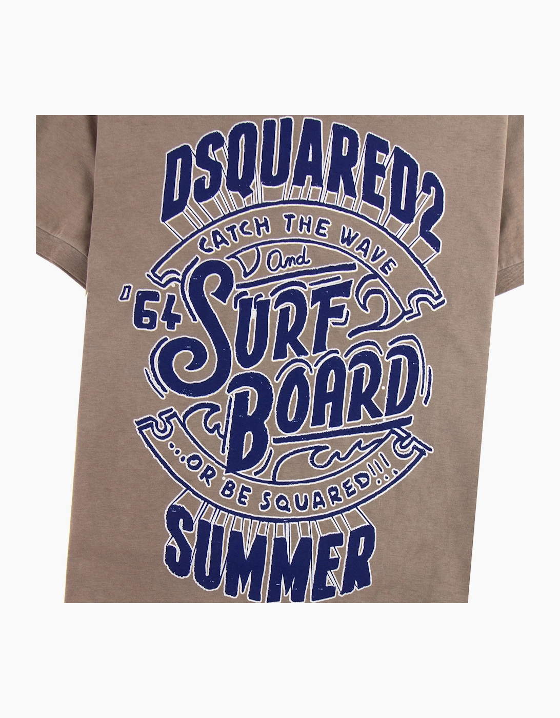 Dsquared2 Surf Board T-shirt Brown