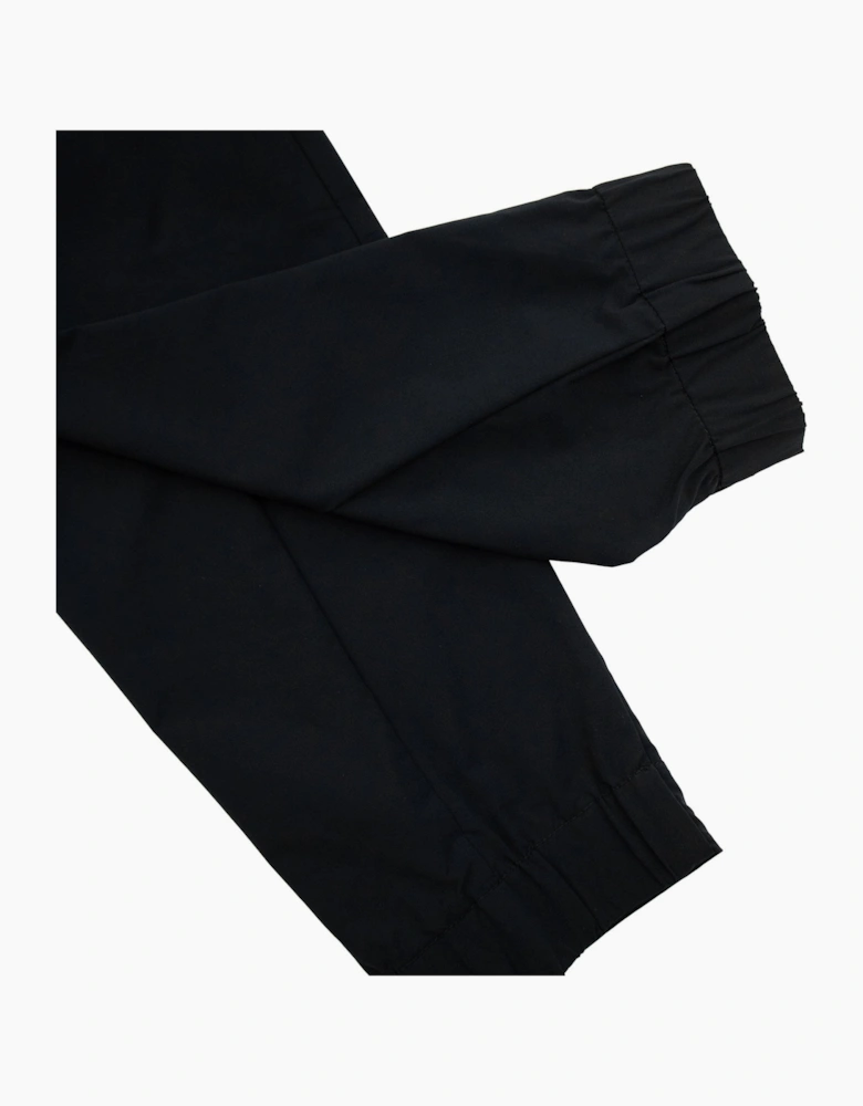 Hugo Boss Tapered-fit Trousers In Easy-iron Stretch Poplin Black 001