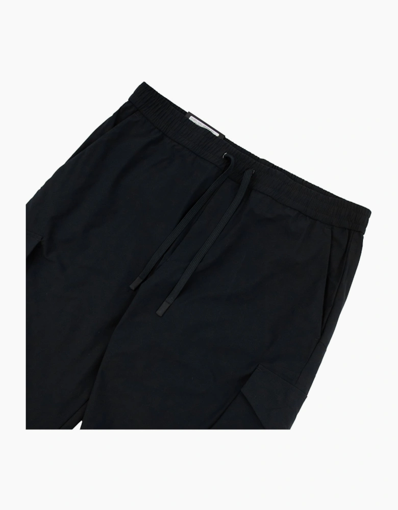 Hugo Boss Tapered-fit Trousers In Easy-iron Stretch Poplin Black 001