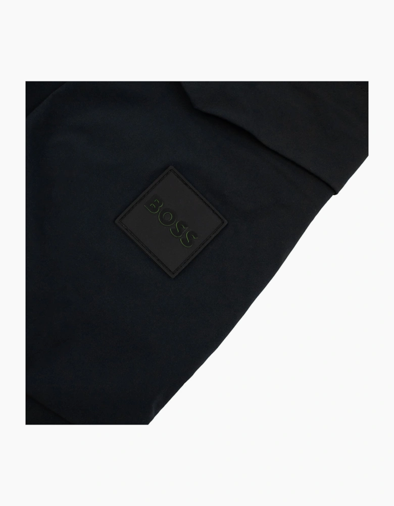 Hugo Boss Tapered-fit Trousers In Easy-iron Stretch Poplin Black 001