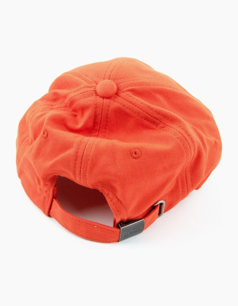 Hugo Boss Kids Embroidered Logo Cap Bright Red