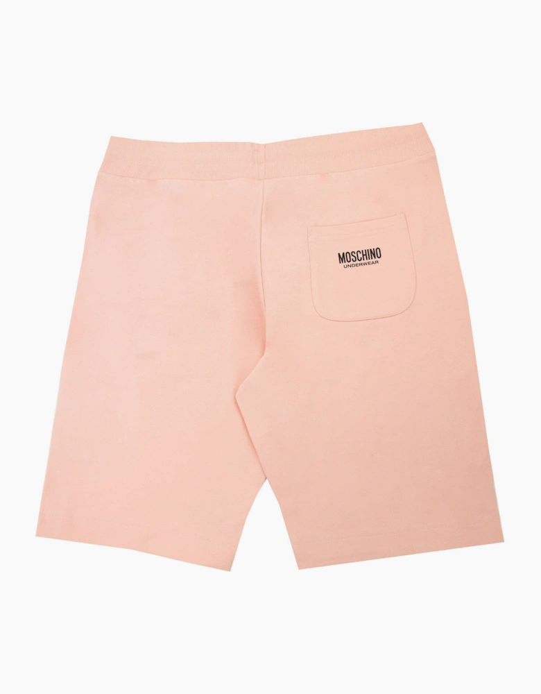 Moschino Underwear Logo Tape Shorts Pink 0227