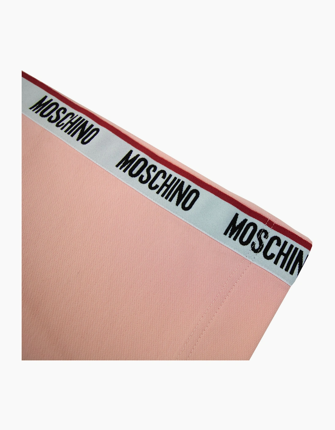 Moschino Underwear Logo Tape Shorts Pink 0227