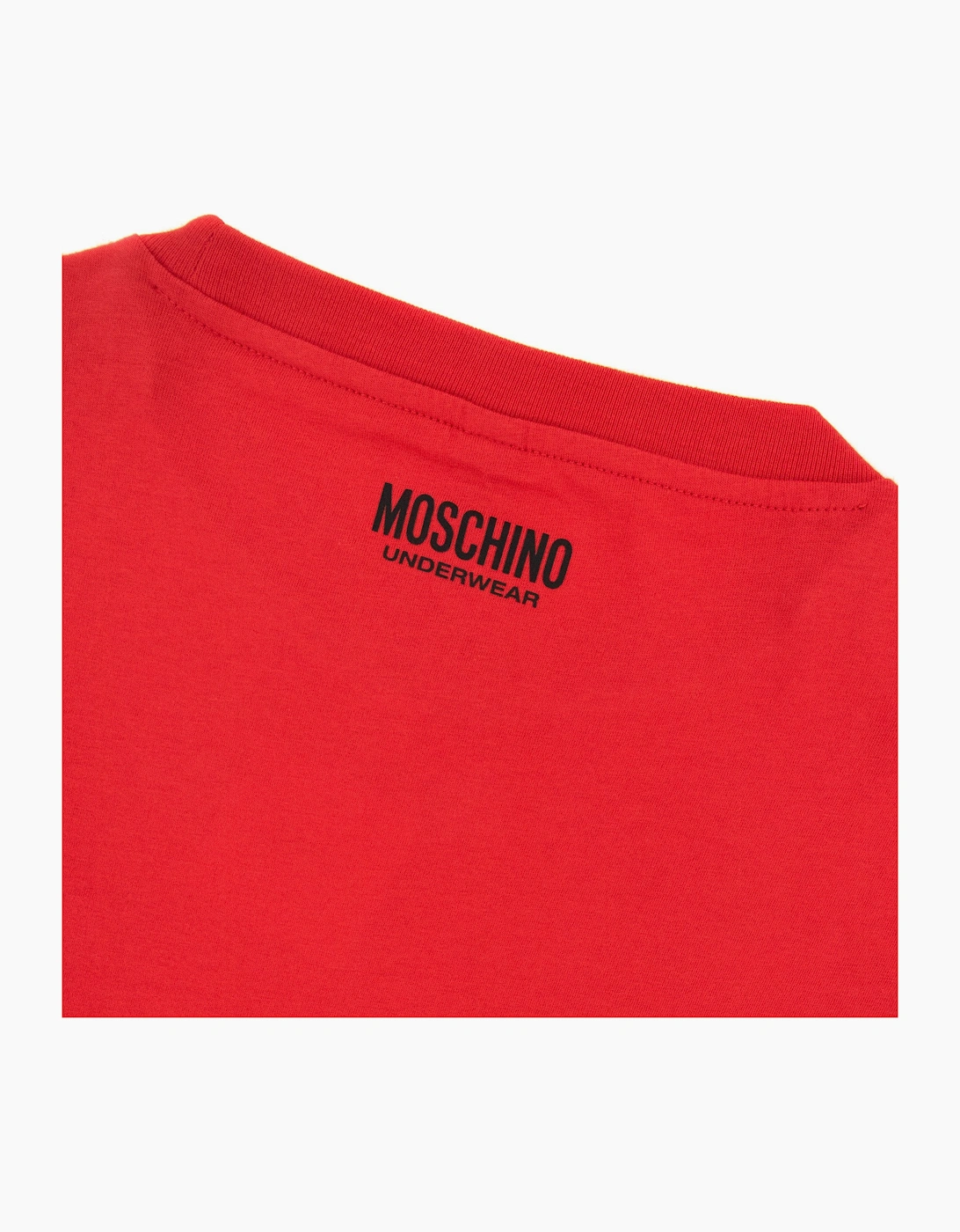 Moschino Underwear Tape Logo T-shirt Red 0113