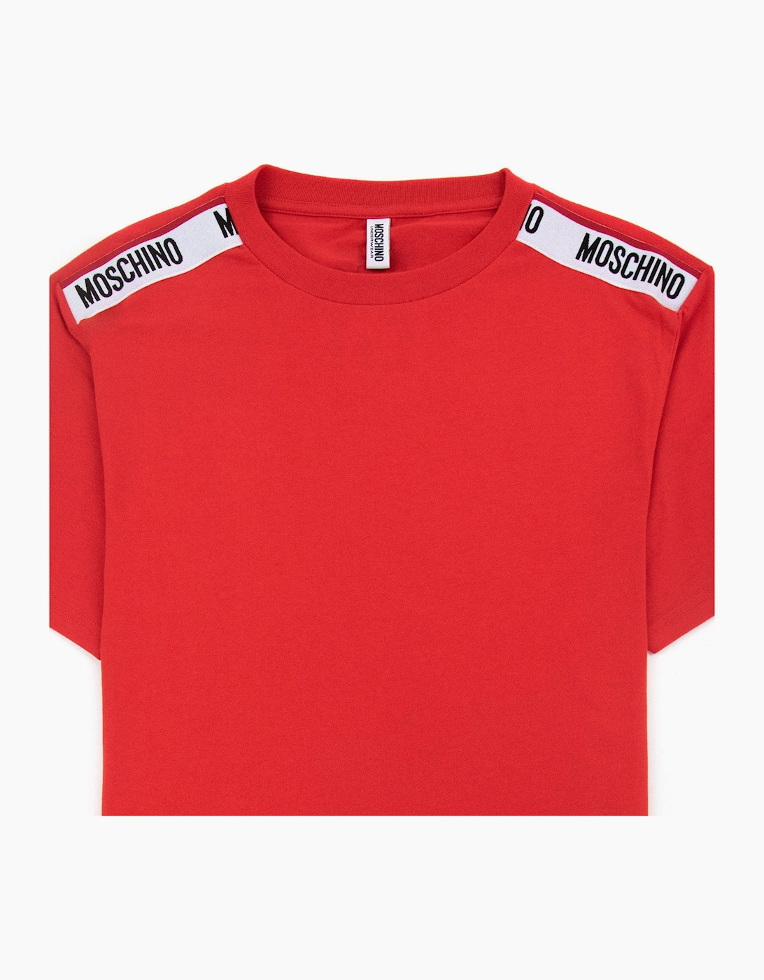 Moschino Underwear Tape Logo T-shirt Red 0113