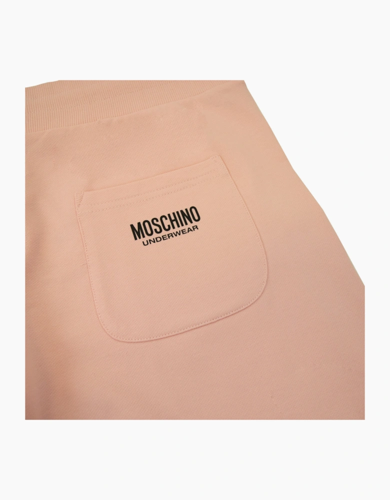 Moschino Underwear Logo Tape Shorts Pink 0227