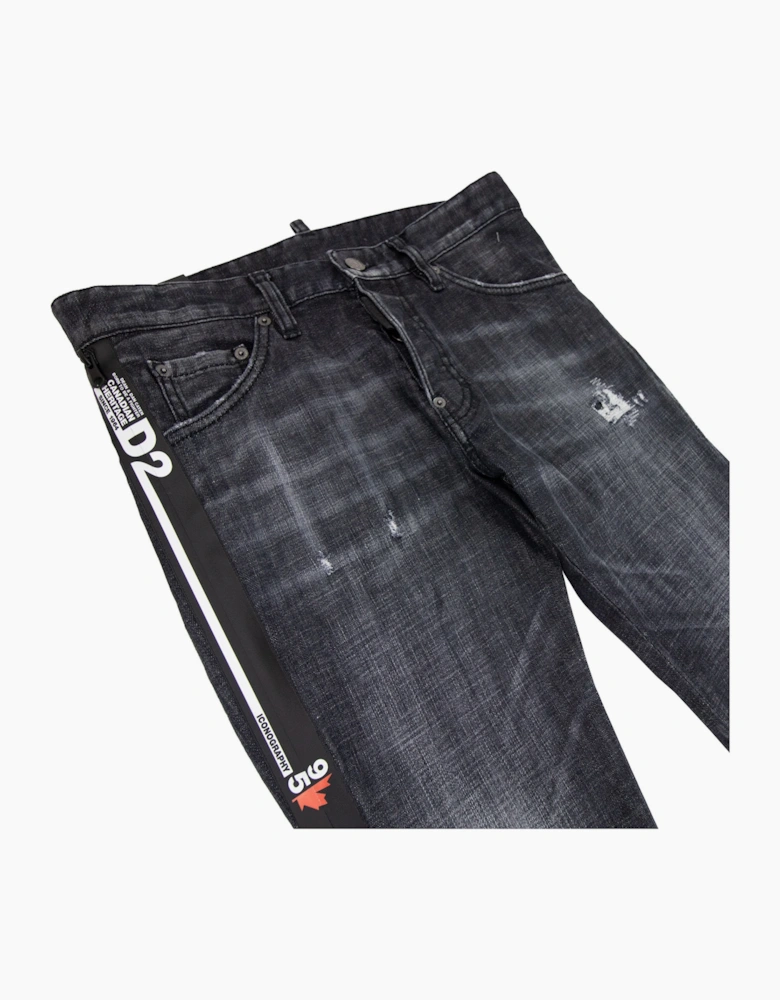 Dsquared2 Side Zip Cool Guy Jean Dark Denim
