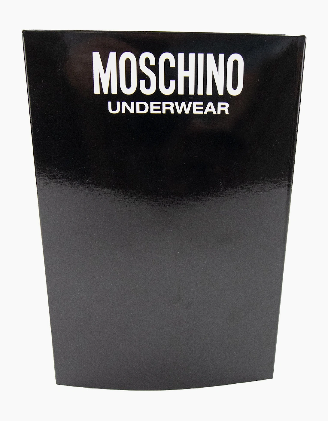 Moschino Underwear Logo Print Stretch Cotton Trunks Grey