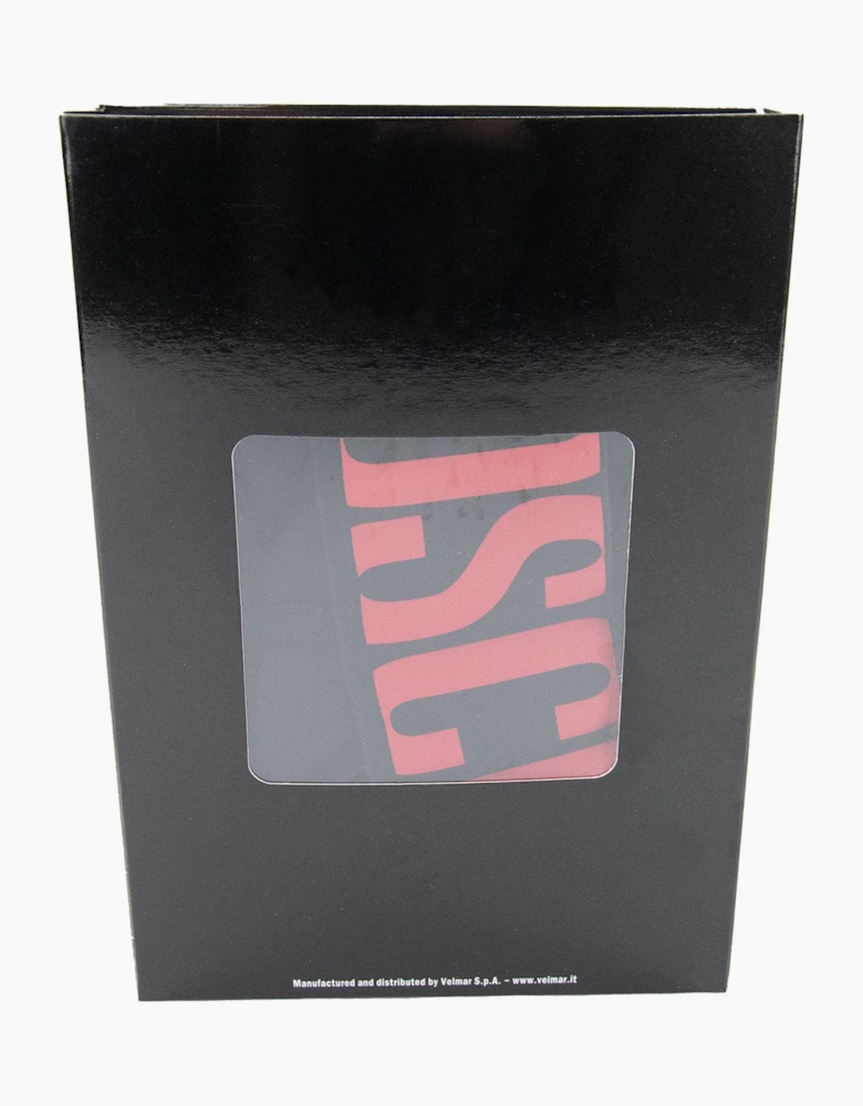 Moschino Underwear Logo Print Stretch Cotton Trunks Black