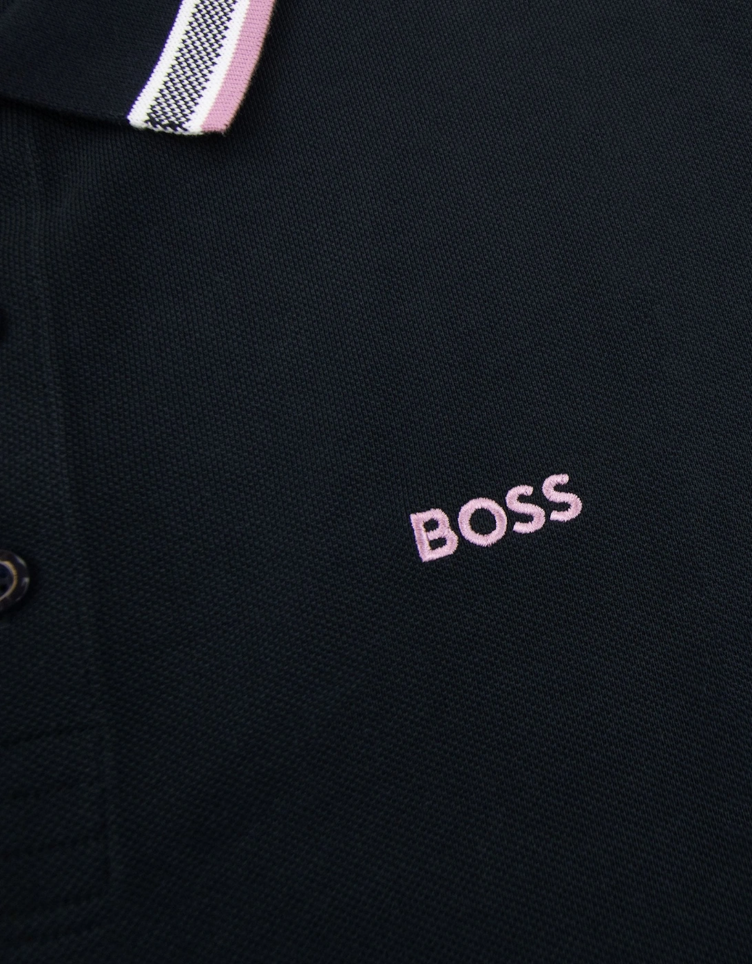 Hugo Boss Plisy Regular Fit L/s Polo Black 401