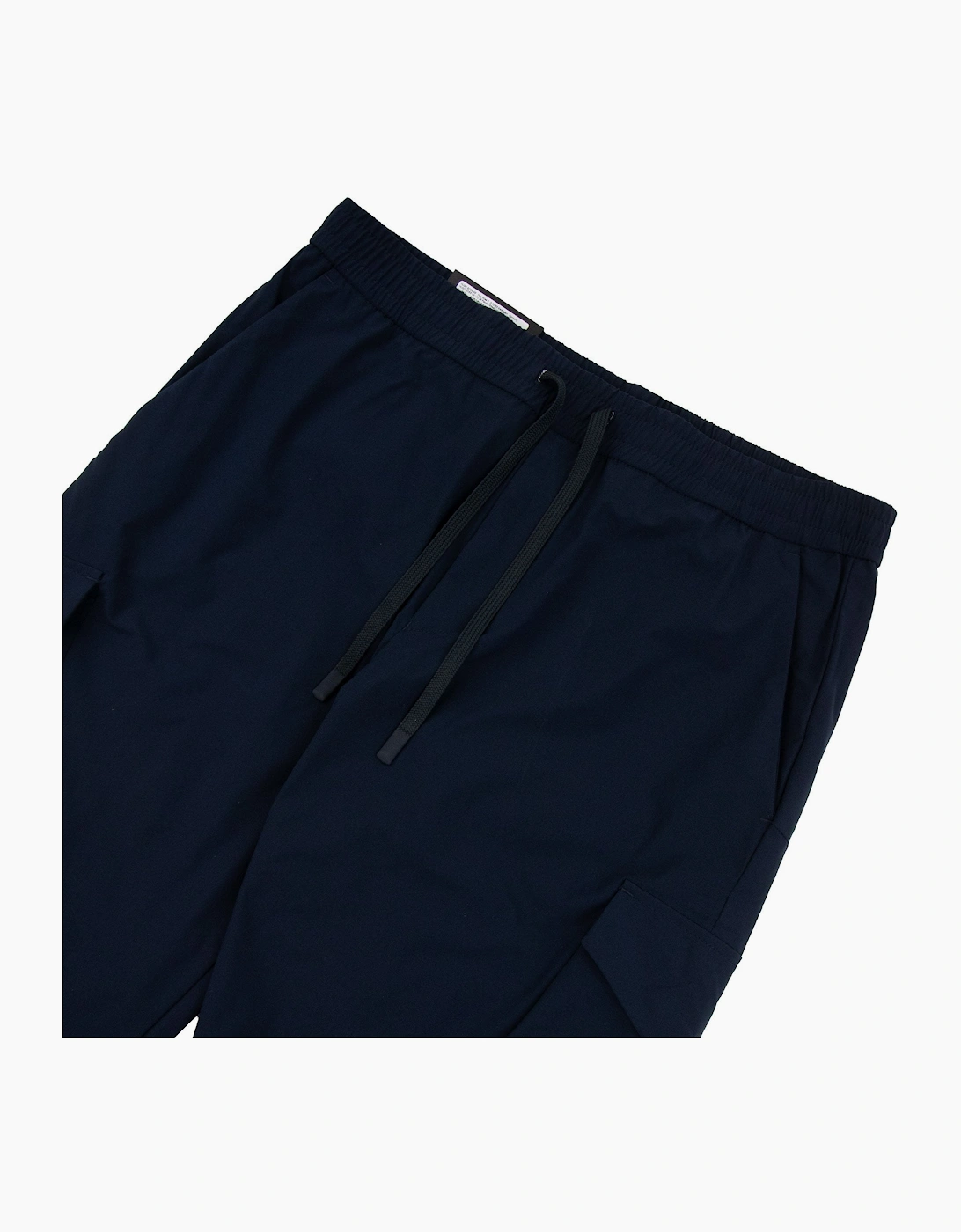 Hugo Boss Tapered-fit Trousers In Easy-iron Stretch Poplin Navy 402