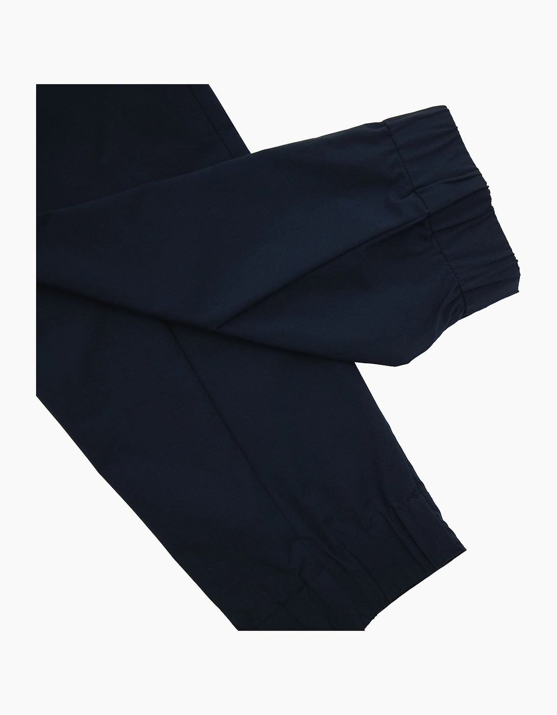 Hugo Boss Tapered-fit Trousers In Easy-iron Stretch Poplin Navy 402
