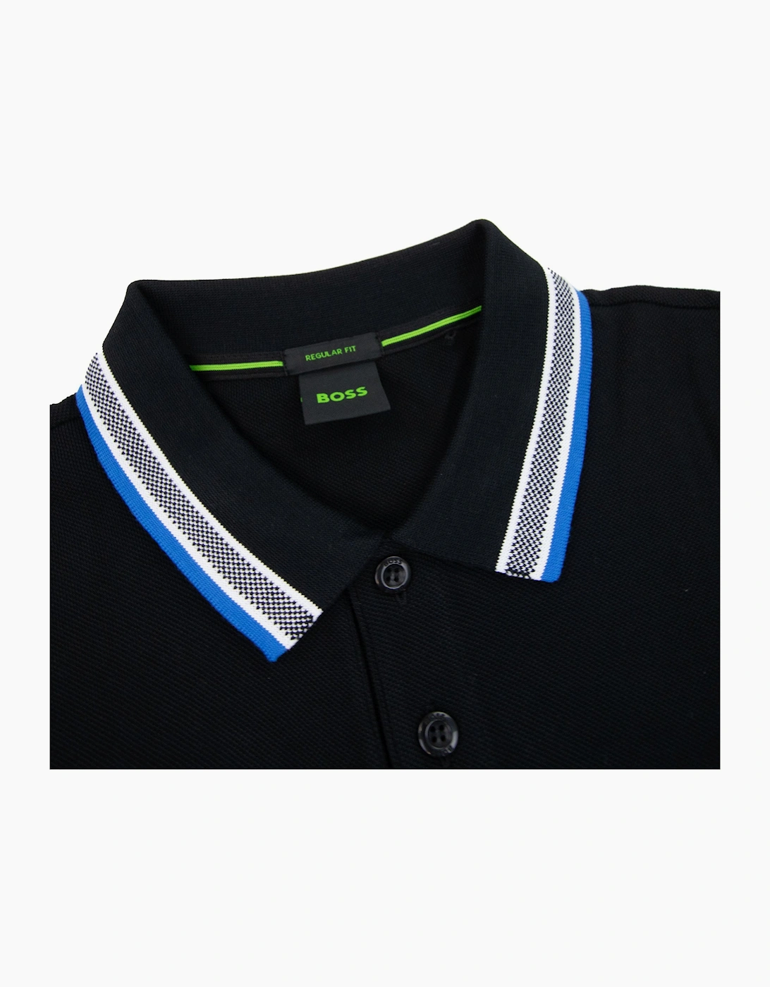 Hugo Boss Plisy Regular Fit L/s Polo Black/blue