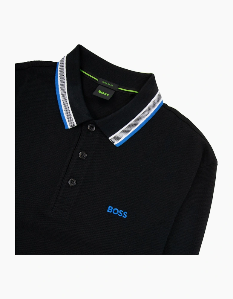 Hugo Boss Plisy Regular Fit L/s Polo Black/blue