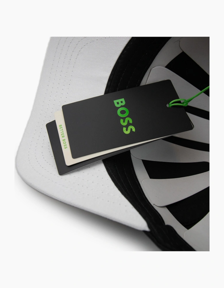 Hugo Boss Logo-print Cap In Cotton Twill Black 001