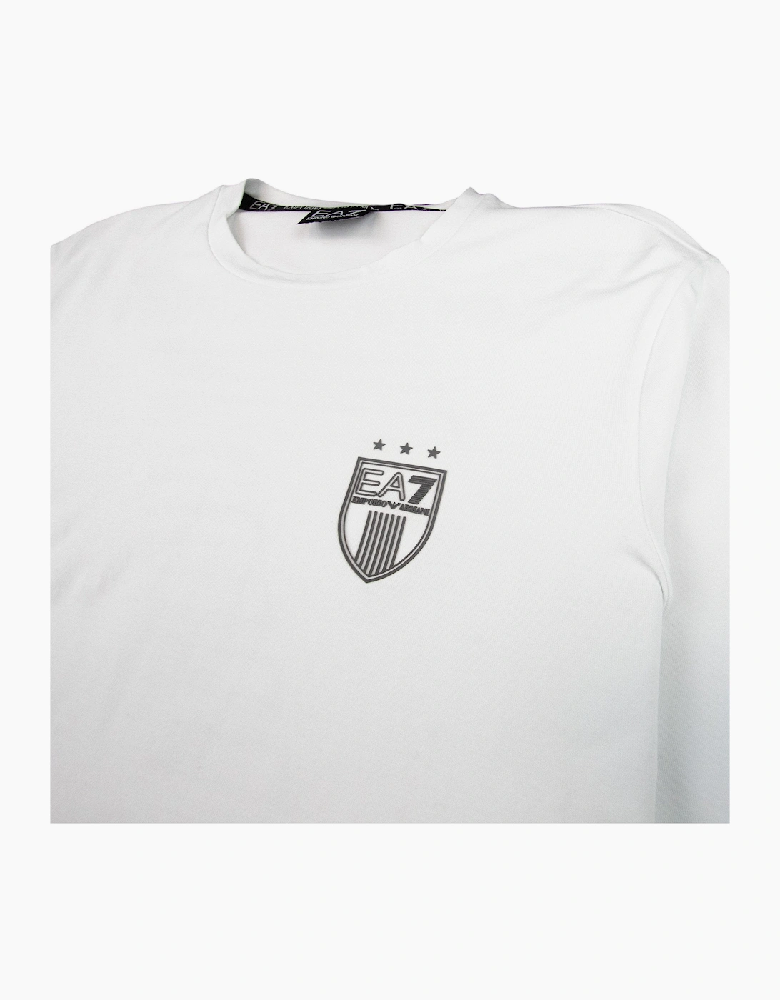 EA7 Long Sleeve Soccer 7 T-shirt White