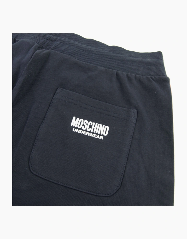 Moschino Underwear Logo Tape Shorts Navy 0290