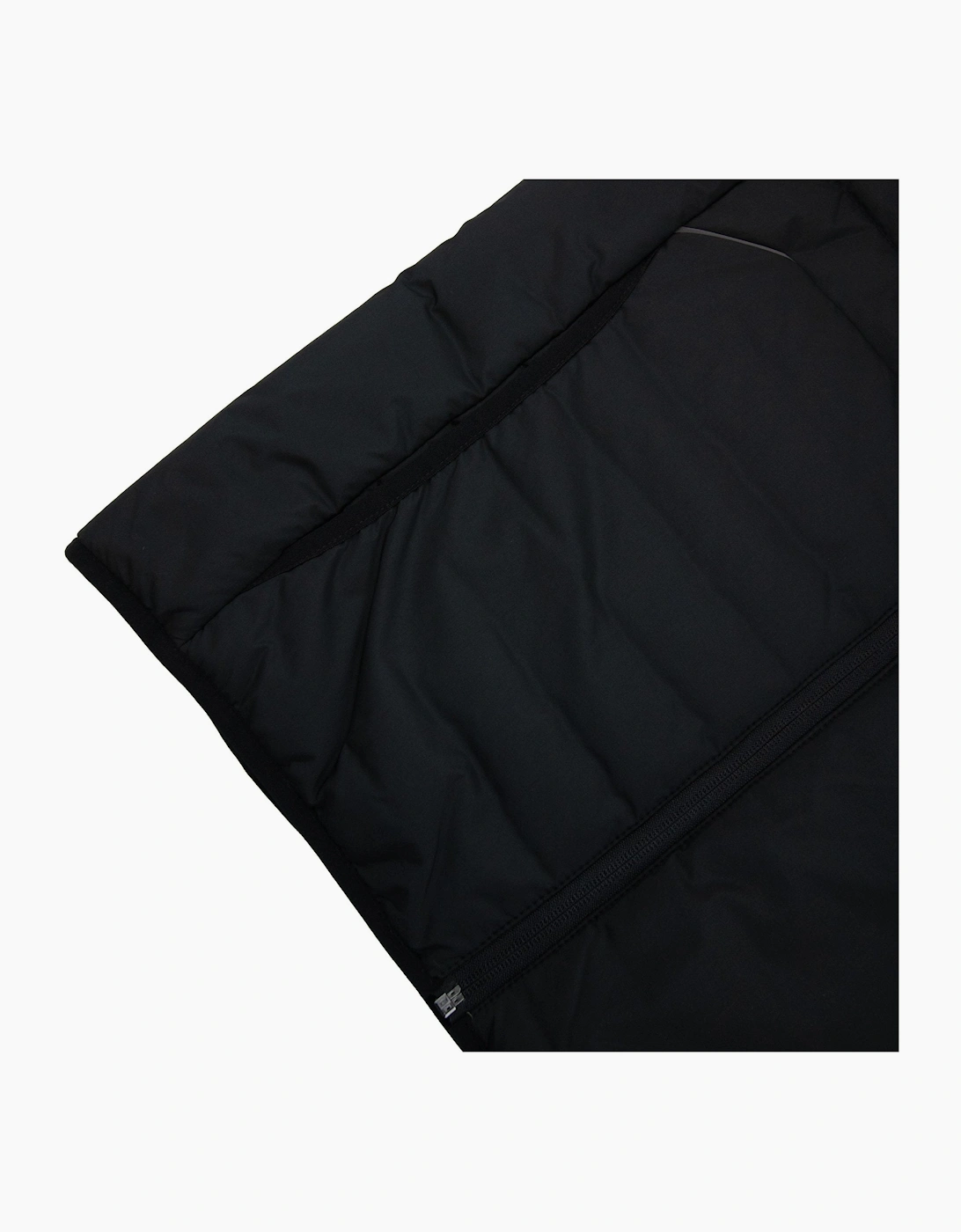 Hugo Boss V-thor Regular-fit Zipped Gilet In Water-repellent Fabric Black 001
