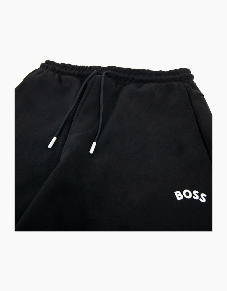 Hugo Boss Hadiko 2 Curved Logo Bottoms Black